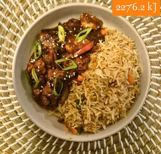 Mongolian Chicken with Veg Fried Rice